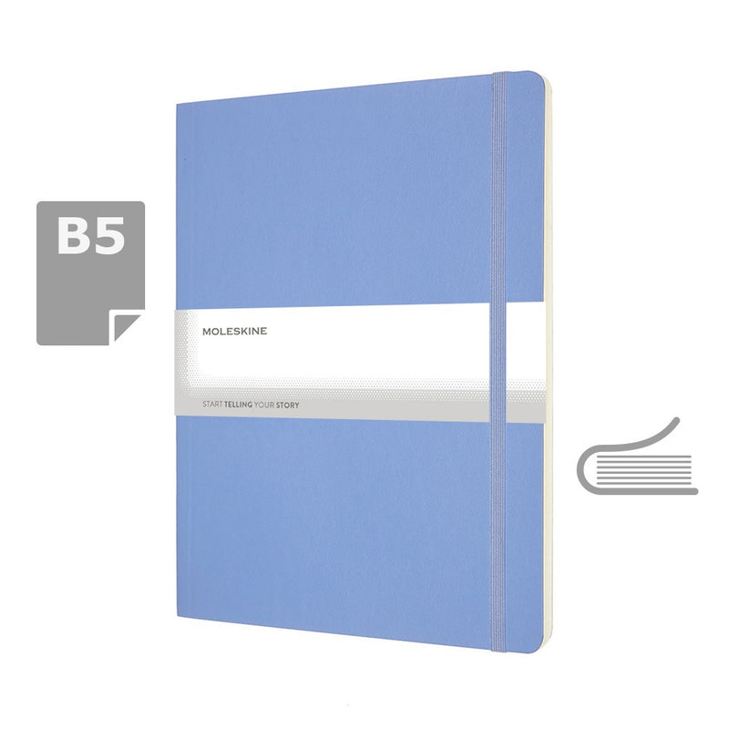 Moleskine notes B5 formata, meki uvez, prazne stranice