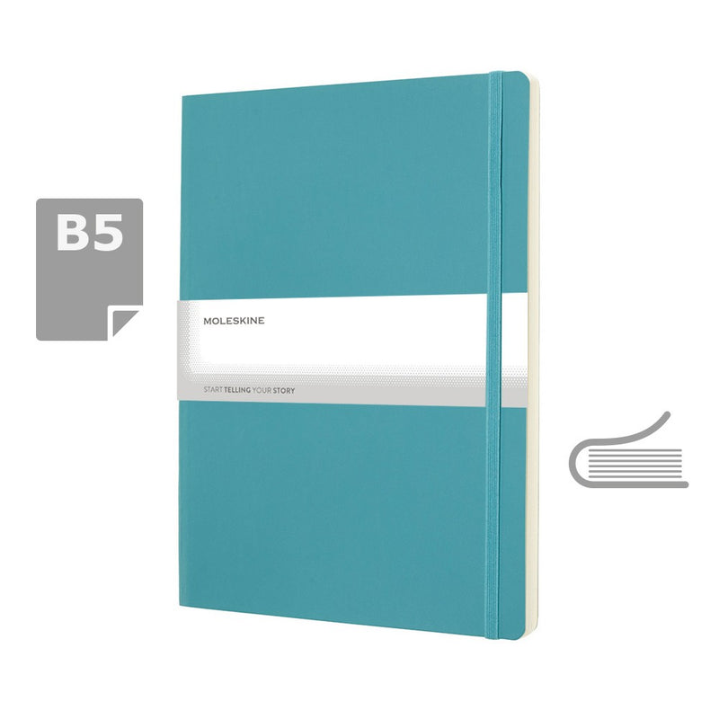 Moleskine notes B5 formata, meki uvez, prazne stranice