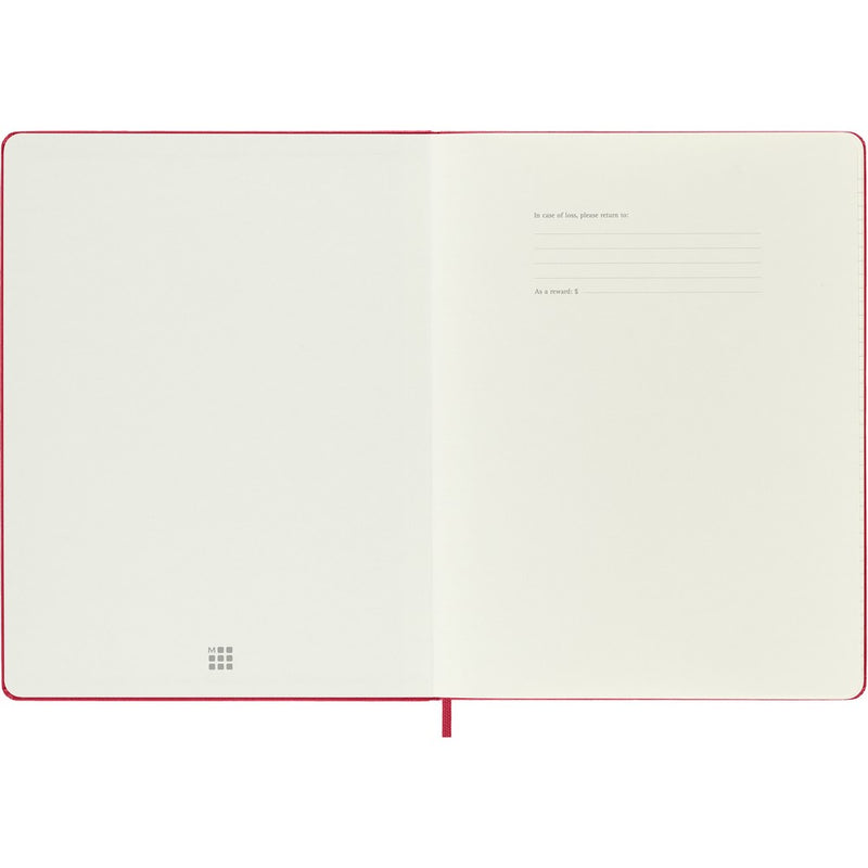 Moleskine notes B5 formata, tvrdi uvez, stranice s linijama