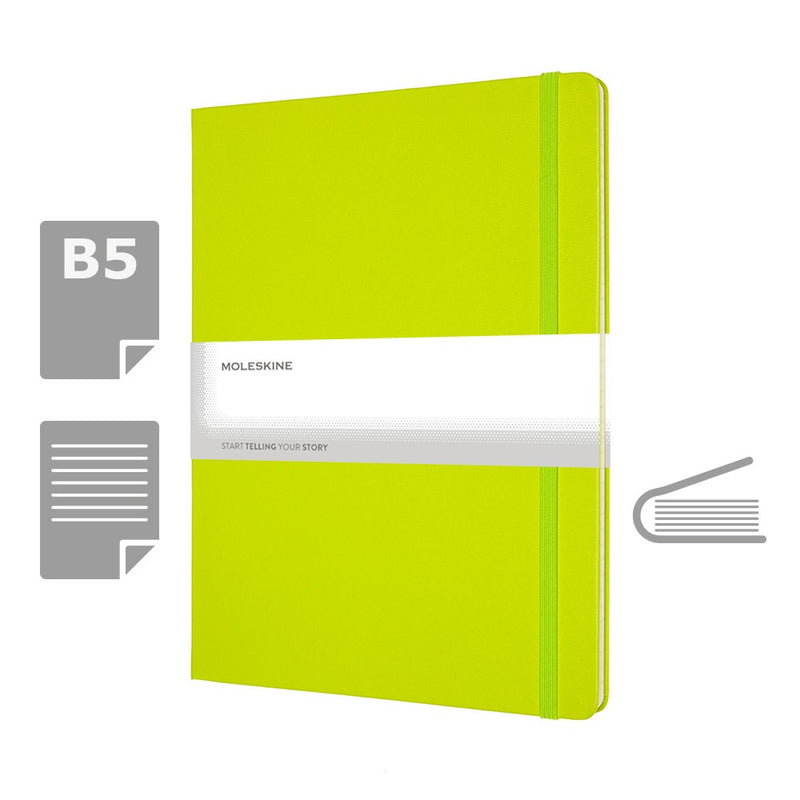 Moleskine notes B5 formata, tvrdi uvez, stranice s linijama