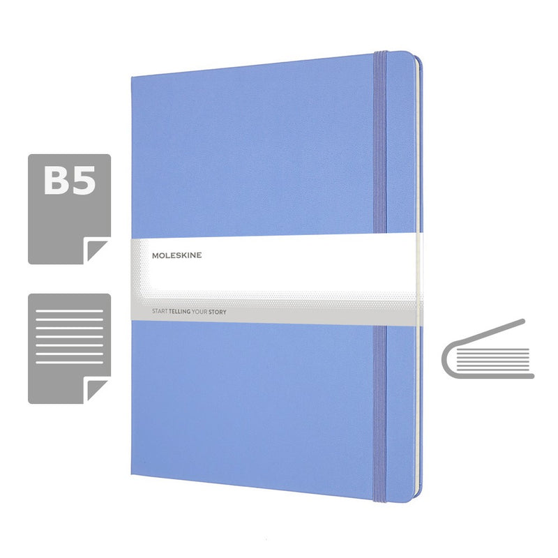 Moleskine notes B5 formata, tvrdi uvez, stranice s linijama