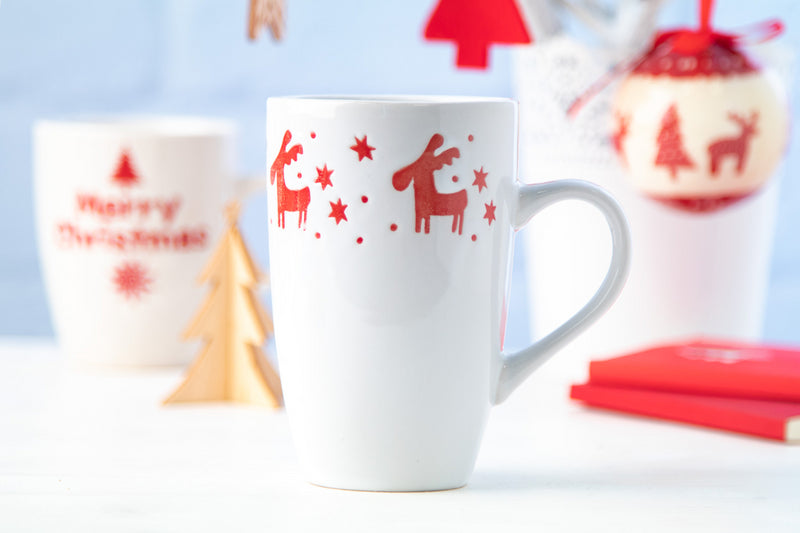 Promotivna šalica s božićnim motivima, 400ml