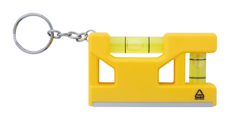 Reklamni višenamjenski privjesak za ključeve od reciklirane plastike, žuta boja | Poslovni pokloni