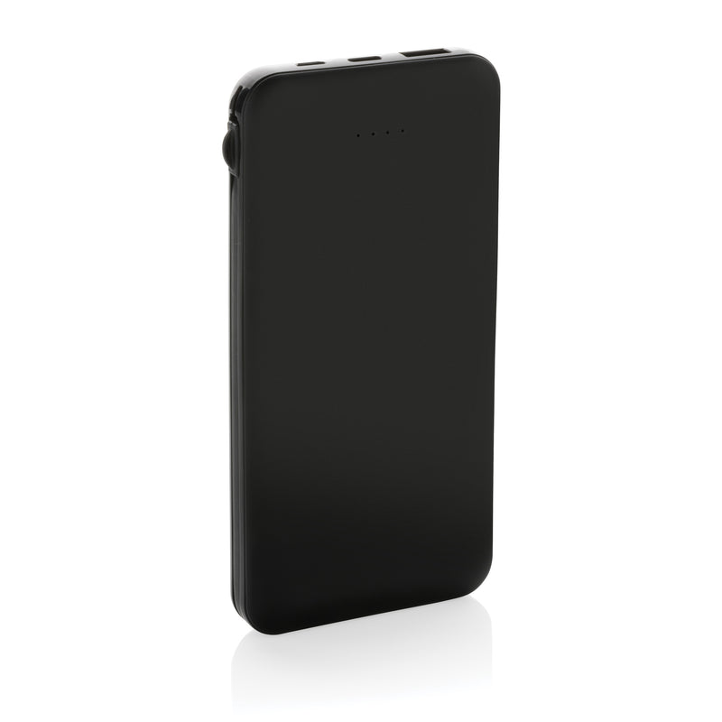 10.000mAh prijenosna baterija od recikliranog ABS-a s integriranim kabelima