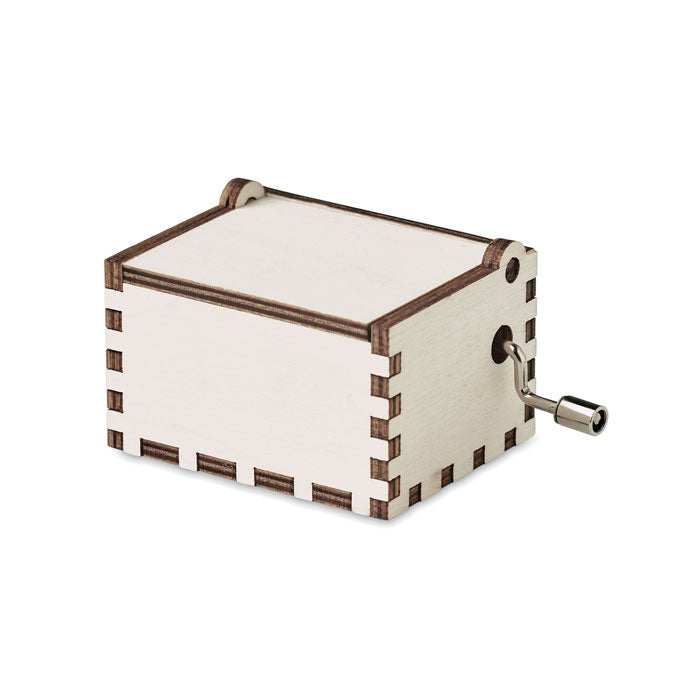 Drvena božićna glazbena kutija