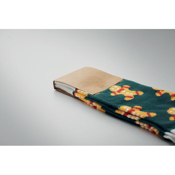 Promotivne čarape s veselim božićnim motivima, veličina M