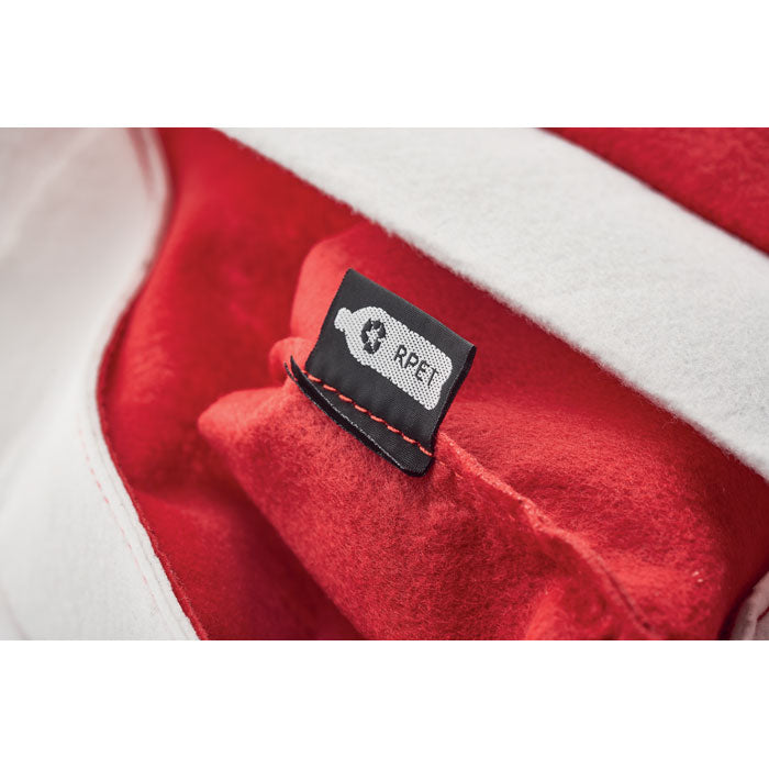 Božićna kapa s coflekom od recikliranog PET filca