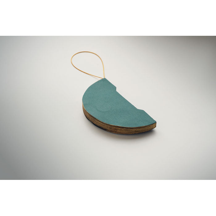 Promo sklopiva papirnata dekoracija, zelene boje | Poslovni pokloni