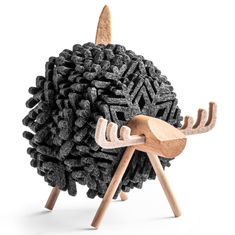 Božićni podmetači za čaše u obliku pahuljice na stalku od sklopivog soba