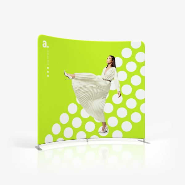 Tekstilni zakrivljeni zid Curved Light