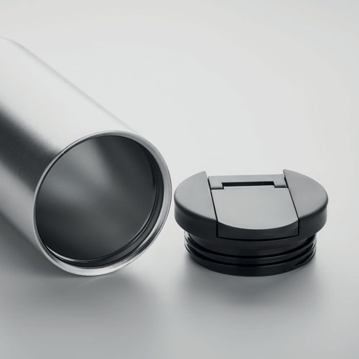 Reklamna izolacijska vakuumska boca s dvostrukim stijenkama od nehrđajućeg čelika, 330ml, srebrne boje | Promotivni pokloni