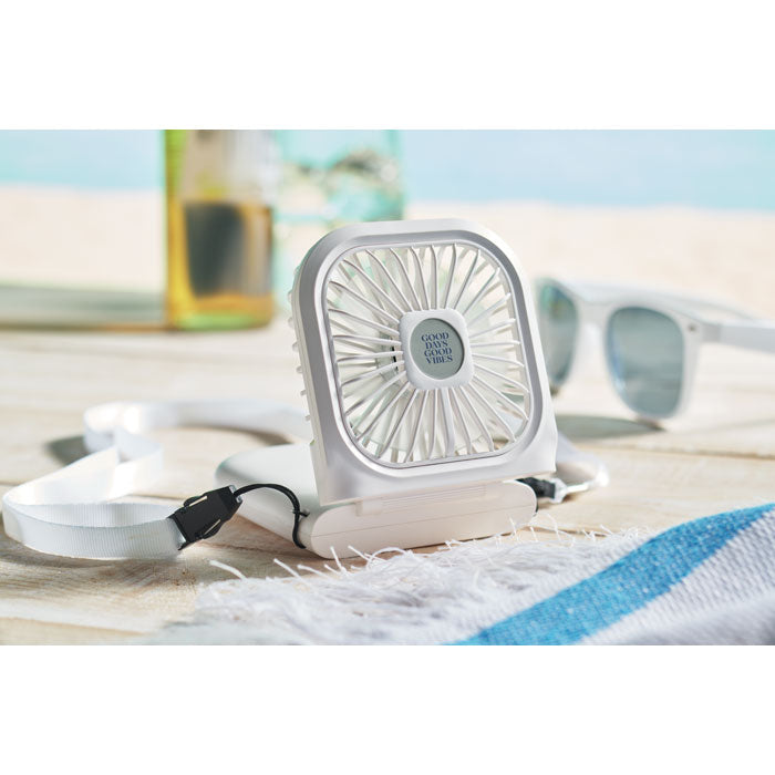Prijenosni sklopivi ventilator s 3.000mAh prijenosnom baterijom