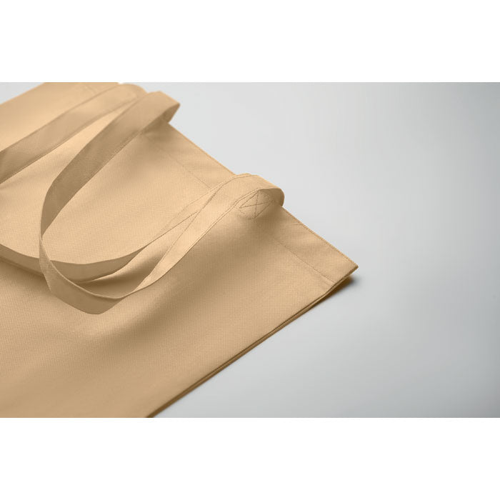 Reklamna torba za kupovinu / plažu od netkanog materijala, bež boje | Poslovni pokloni