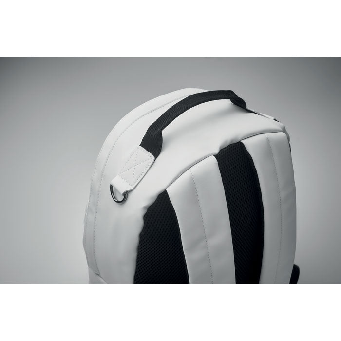 Promotivni ruksak za prijenosno računalo, bijele boje | Reklamni pokloni