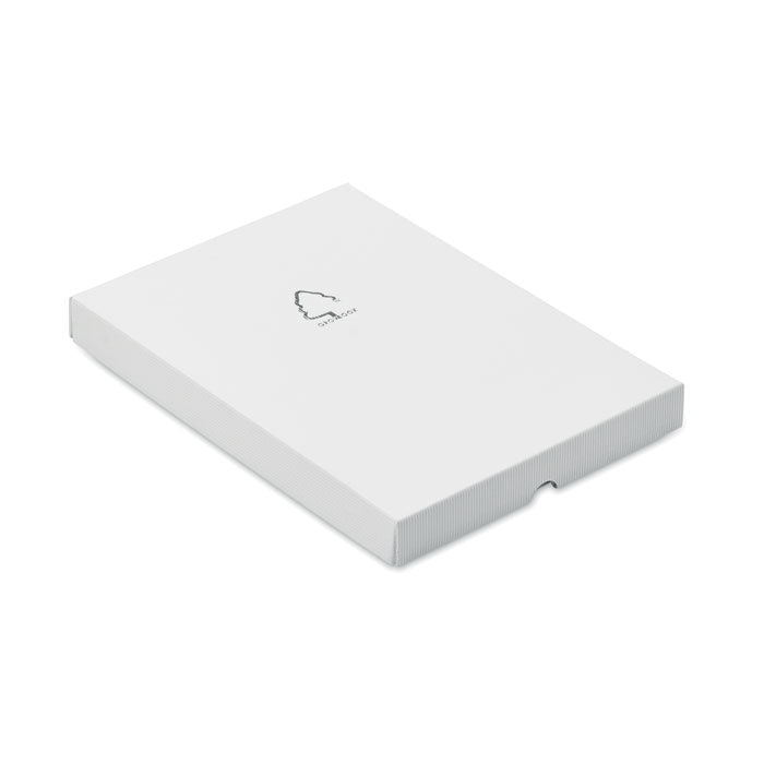 Promotivni spiralni A5 notes s drvenim koricama i sjemenkama, poklon kutija | Poslovni pokloni