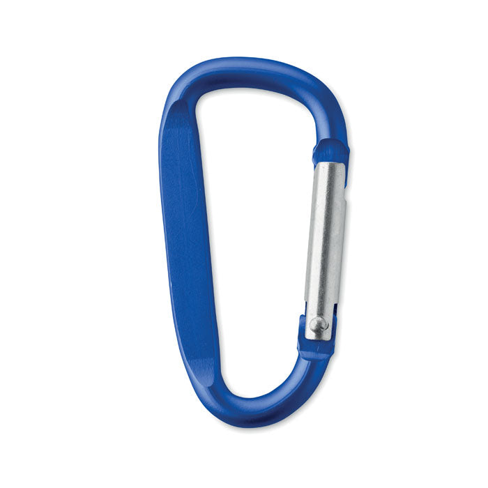 Promotivna karabiner kopča od aluminija, plave boje | Poslovni pokloni