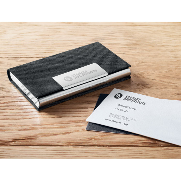 Reklamni poklon set od 3 dijela s RPET detaljima, crne boje | Promidžbeni pokloni