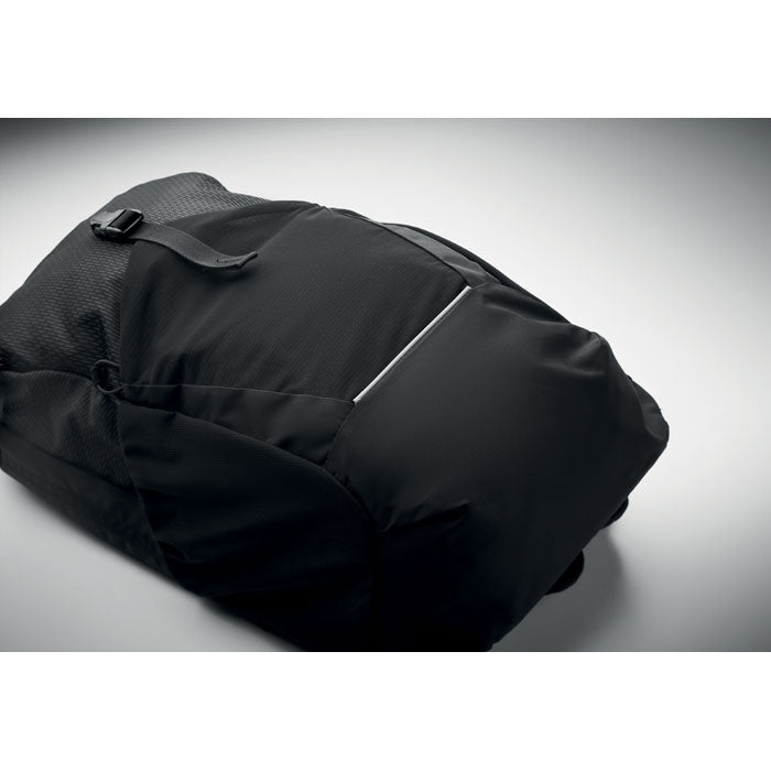 Promotivni ruksak za planinarenje, crne boje | Promidžbeni pokloni