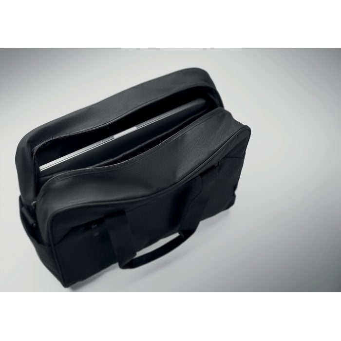 Reklamna putna torba za ručnu prtljagu, crne boje | Promidžbeni pokloni