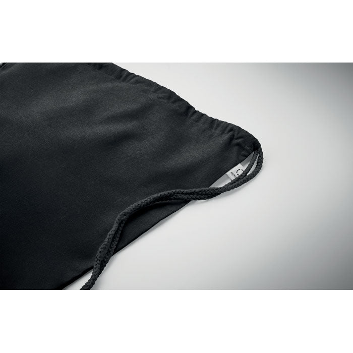 Promotivni ruksak od recikliranog materijala, crne boje | Reklamni pokloni