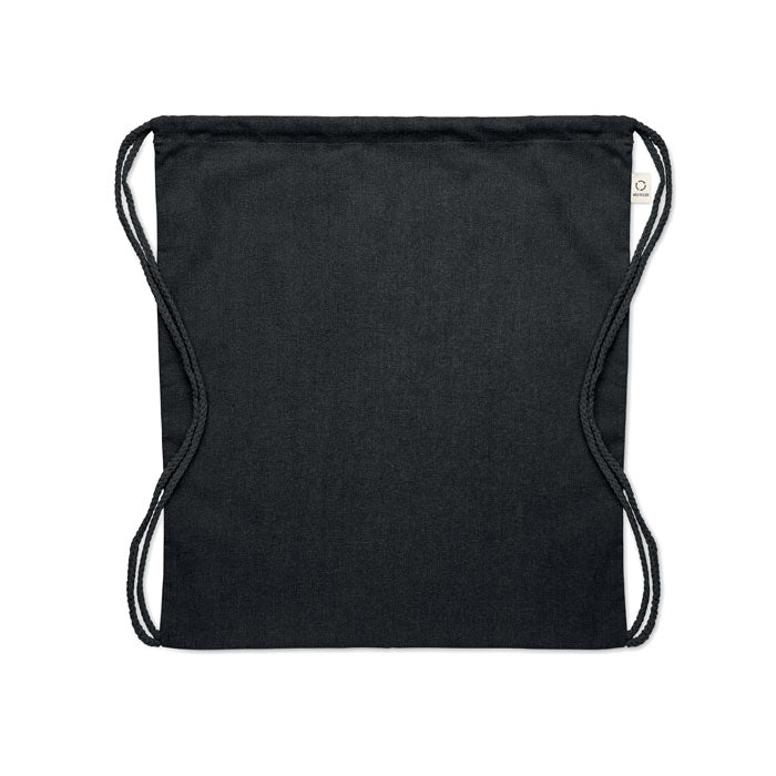 Reklamni ruksak od recikliranog materijala, crne boje | Poslovni pokloni
