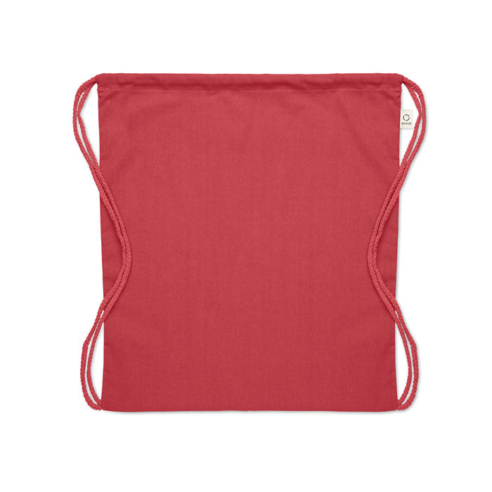 Promotivni ruksak od recikliranog materijala, crvene boje | Promidžbeni pokloni