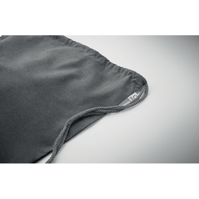 Promotivni ruksak od recikliranog materijala, tamno sive boje | Reklamni pokloni