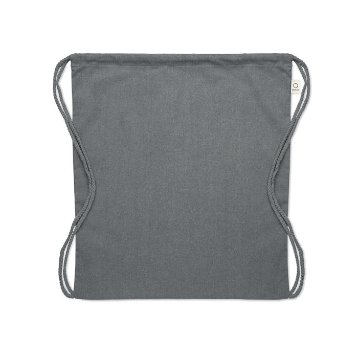 Reklamni ruksak od recikliranog materijala, tamno sive boje | Poslovni pokloni