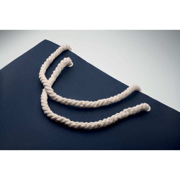 Promotivna torba za plažu s ručkama od užeta, plave boje | Reklamni pokloni