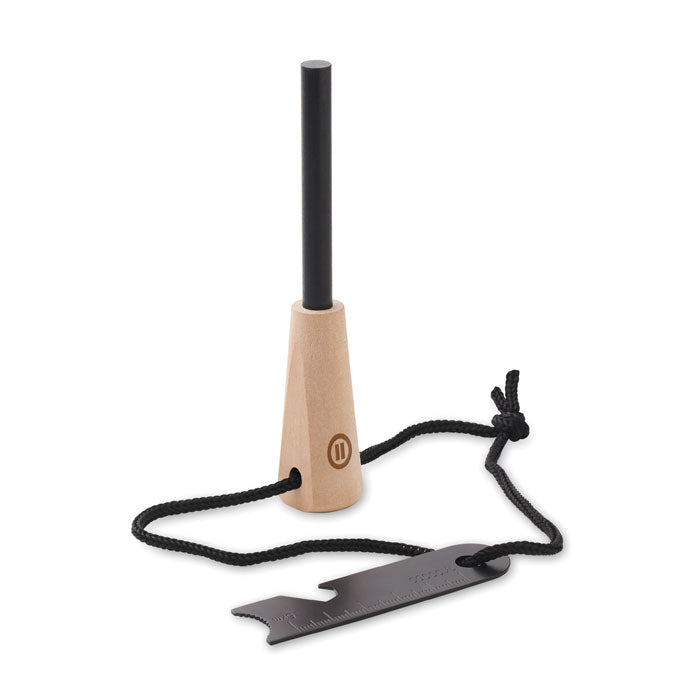 Promidžbeni alat za paljenje vatre od borovog drveta, smeđe boje | Poslovni pokloni