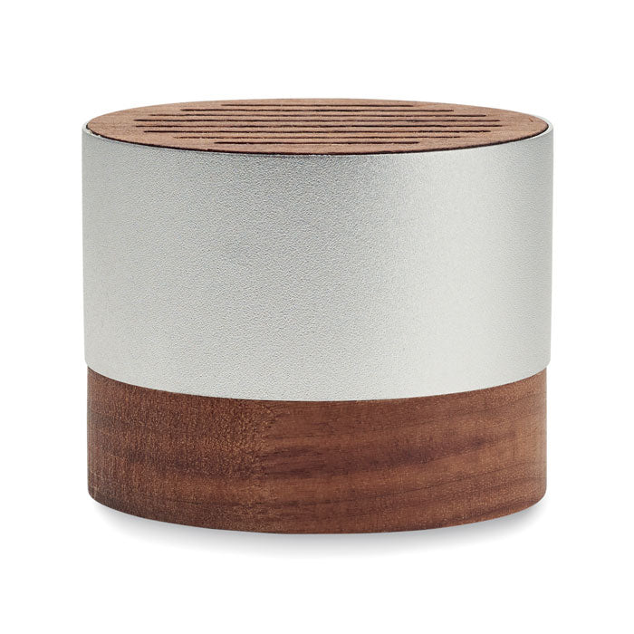 Reklamni bežični zvučnik od recikliranog aluminija, smeđe boje | Promidžbeni pokloni