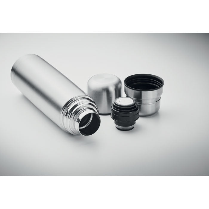 Promotivna termo boca od recikliranog nehrđajućeg čelika, 750ml, srebrne boje | Promo pokloni