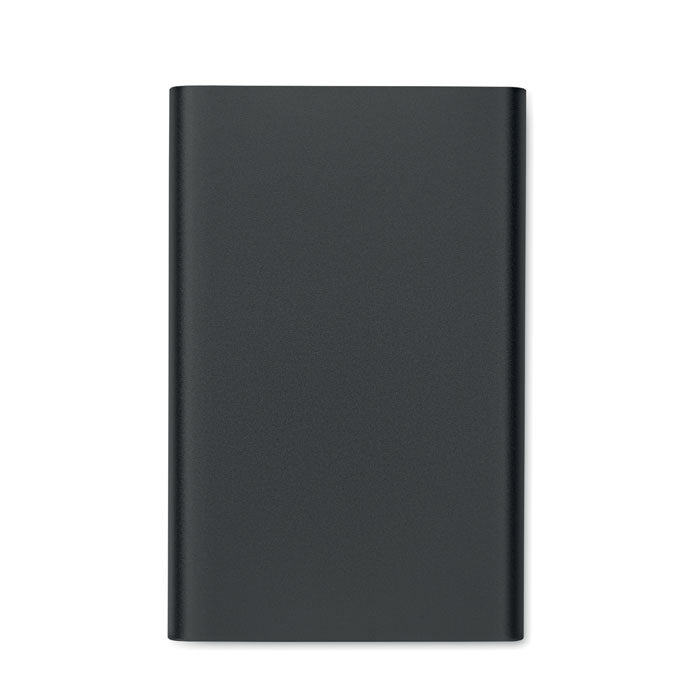 Promo magnetski bežični punjač 15W i prijenosna baterija od 5000 mAh, crne boje | Promotivni pokloni