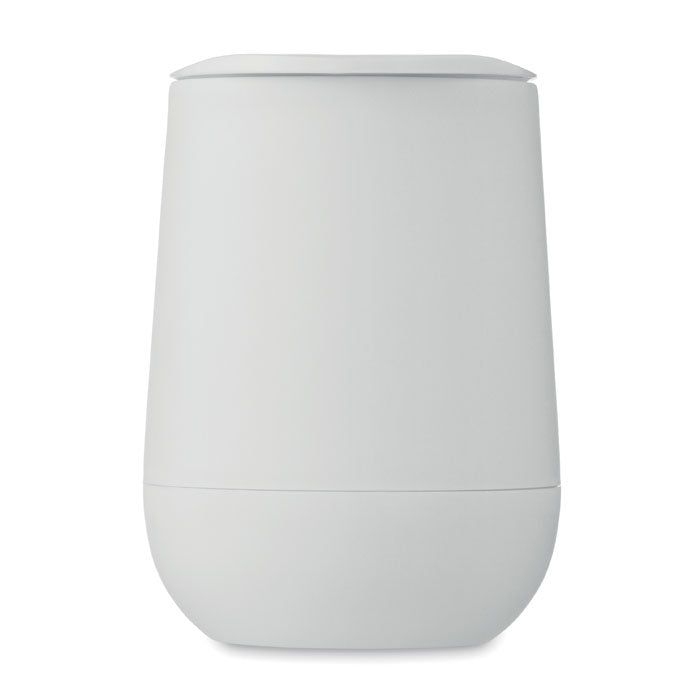 Reklamna dvoslojna šalica od PP-a, kapaciteta 300ml, bijele boje | Poslovni pokloni