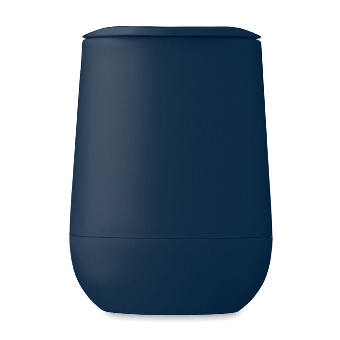 Promidžbena dvoslojna šalica od PP-a, kapaciteta 300ml, navy plave boje | Poslovni pokloni