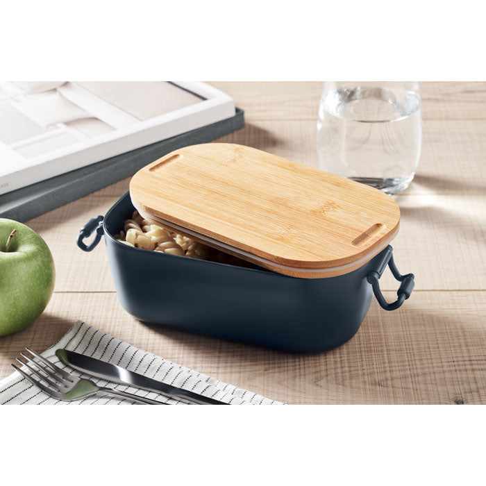 Reklamna kutija za ručak, kapaciteta 700ml  navy plave boje | Poslovni pokloni