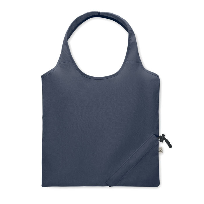 Promotivna sklopiva vrećica za kupovinu, plave boje | Promidžbeni pokloni
