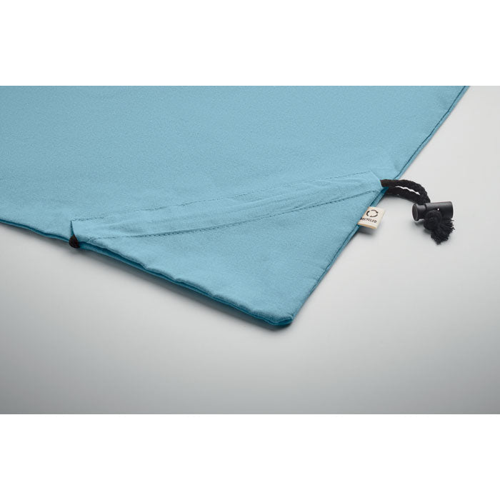 Promotivna sklopiva vrećica za kupovinu, svijetlo plave boje | Promidžbeni pokloni