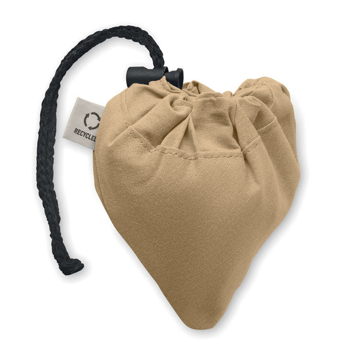 Promotivna sklopiva vrećica za kupovinu, bež boje | Reklamni pokloni