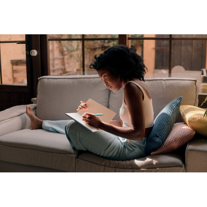 Spiralni A5 notes s mekim prstenastim uvezom od recikliranog kartona