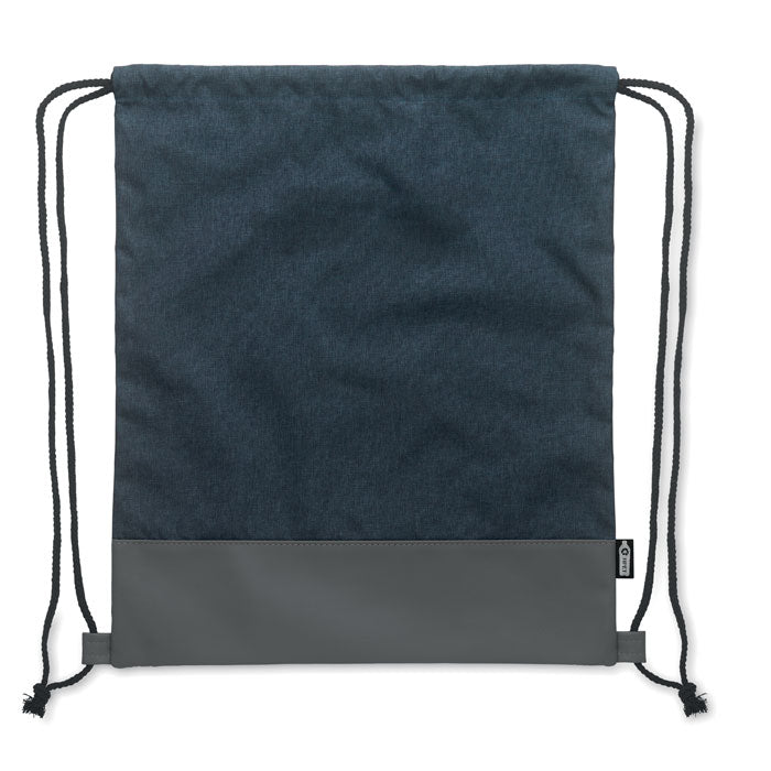 Reklamni ruksak/vrećica od RPET poliestera, plave boje | Poslovni pokloni