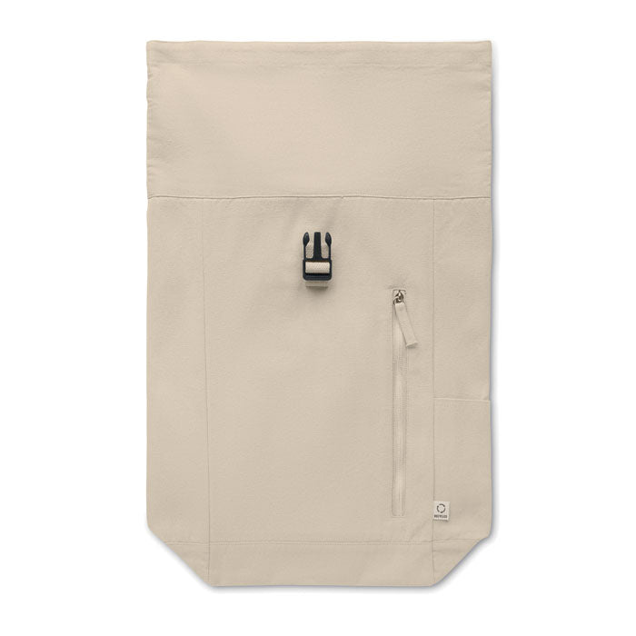 Promotivni roll top ruksak, bež boje | Promidžbeni pokloni