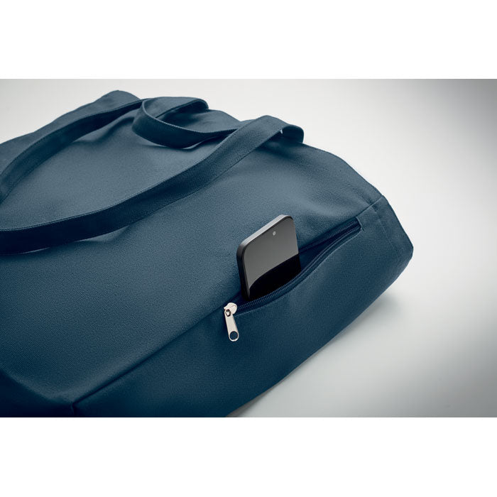 Promotivna torba za kupovinu od recikliranog polipamuka, plave boje | Promidžbeni pokloni 