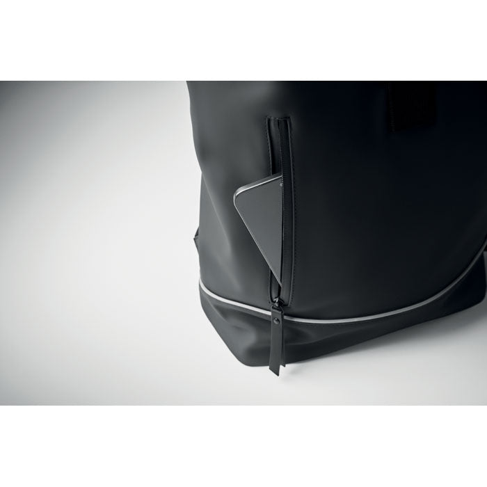 Promotivni ruksak za 15" prijenosno računalo, crne boje | Reklamni pokloni