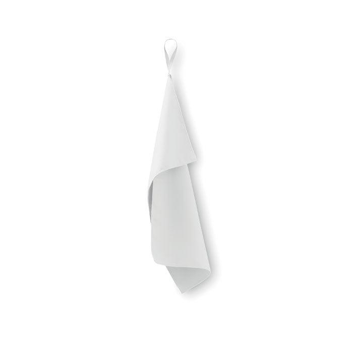 Promotivni ručnik od mikrofibre 30x50cm, bijele boje | Poslovni pokloni | Promo pokloni