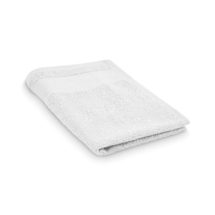 Promotivni ručnik od 100% pamuka, 30x50cm, bijele boje | Poslovni pokloni | Promo pokloni