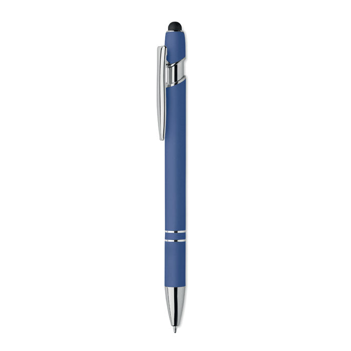 Promotivna stylus kemijska olovka od recikliranog aluminija, royal plave boje | Poslovni pokloni