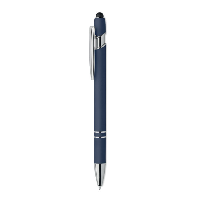 Promotivna stylus kemijska olovka od recikliranog aluminija, navy boje | Poslovni pokloni