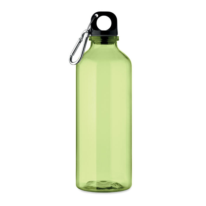Promotivna sportska boca za piće s karabinerom, 500 ml zelena limeta boje | Promo pokloni | Poslovni pokloni