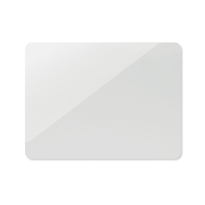 Promotivni pravokutni magnet s PVC laminacijom, 7,5x5cm, bijele boje | Promotivni pokloni